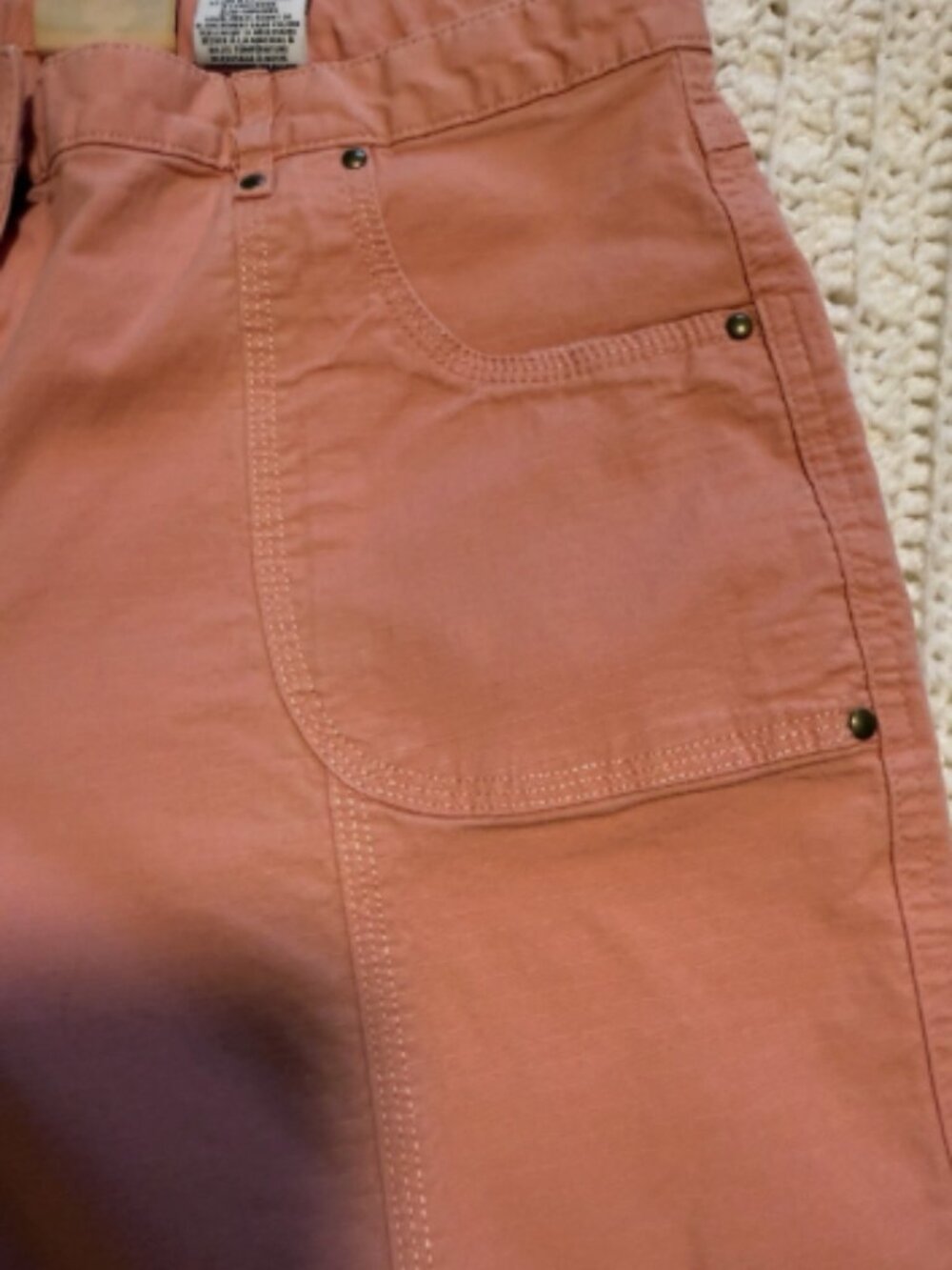 Ruby Rd orange crop pants size 6 - Picture 9 of 10